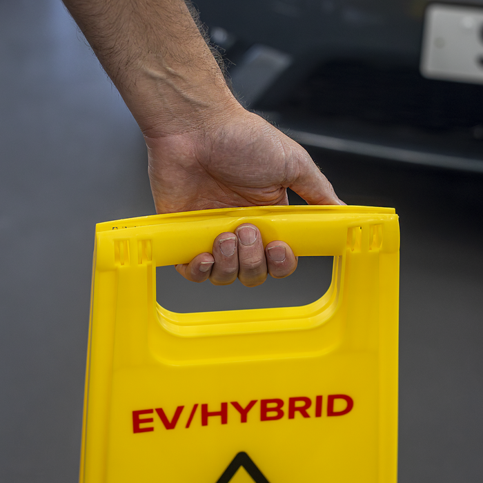 EV/Hybrid Floor Warning Signs - Pack of 2 | EV19