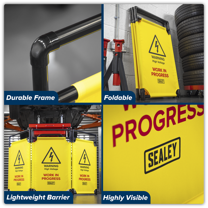 Folding Safety Barrier for Hybrid/Electric Vehicles | EV20