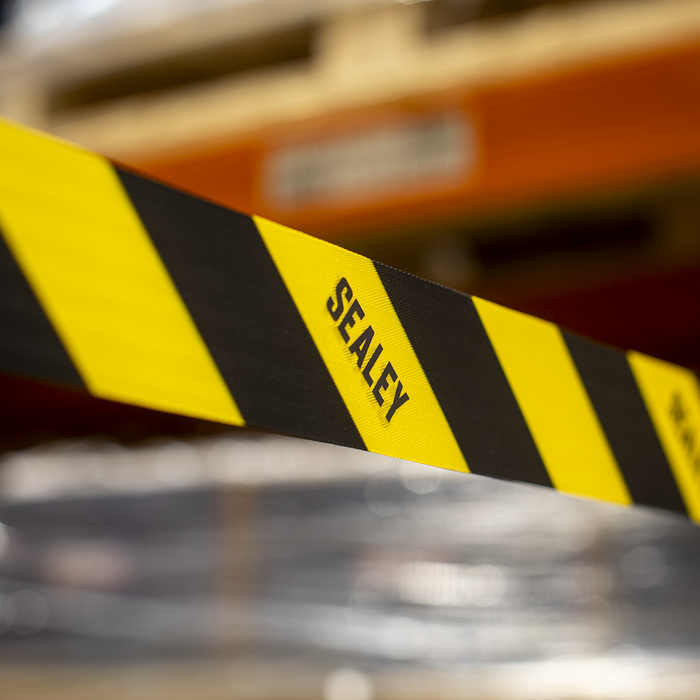 Retractable Safety Belt Barrier Post - Set of 2 | EV23