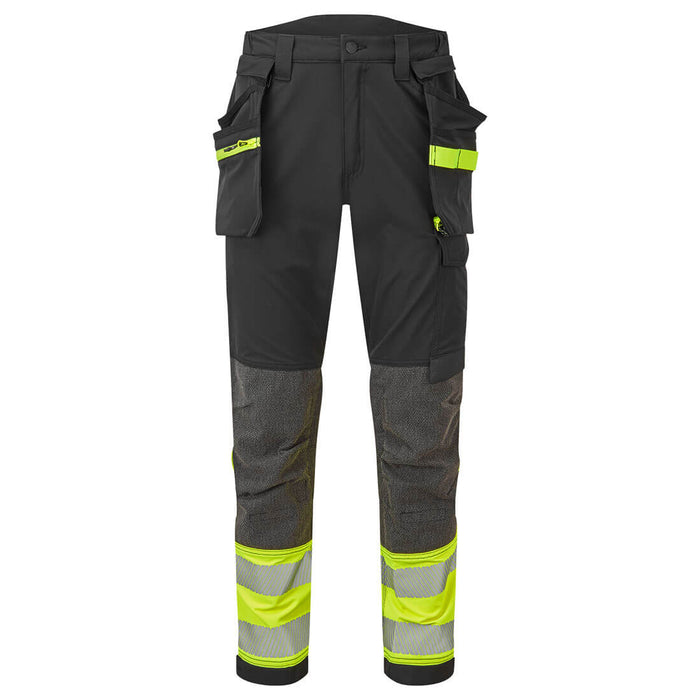 Portwest EV4 Hi-Vis Stretch Detachable Holster Class 1 Trousers | EV442
