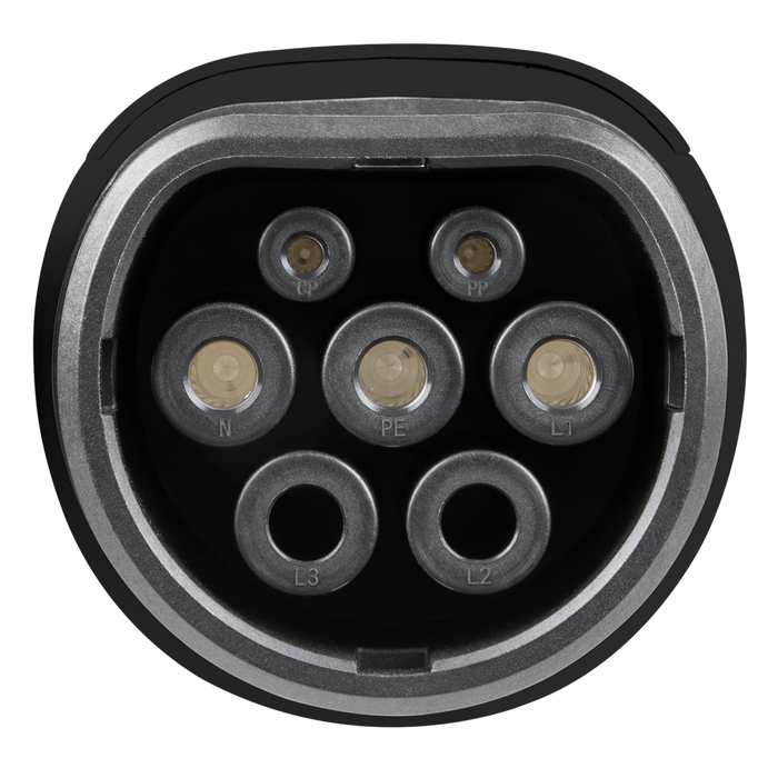 5m Adjustable (3.5kW) Type 2 to UK 3-Pin Plug Portable EV Charger | EVAC2