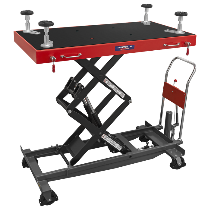 High Lift EV Battery Lift/Hydraulic Platform Truck 1000kg Capacity | EVBT1000