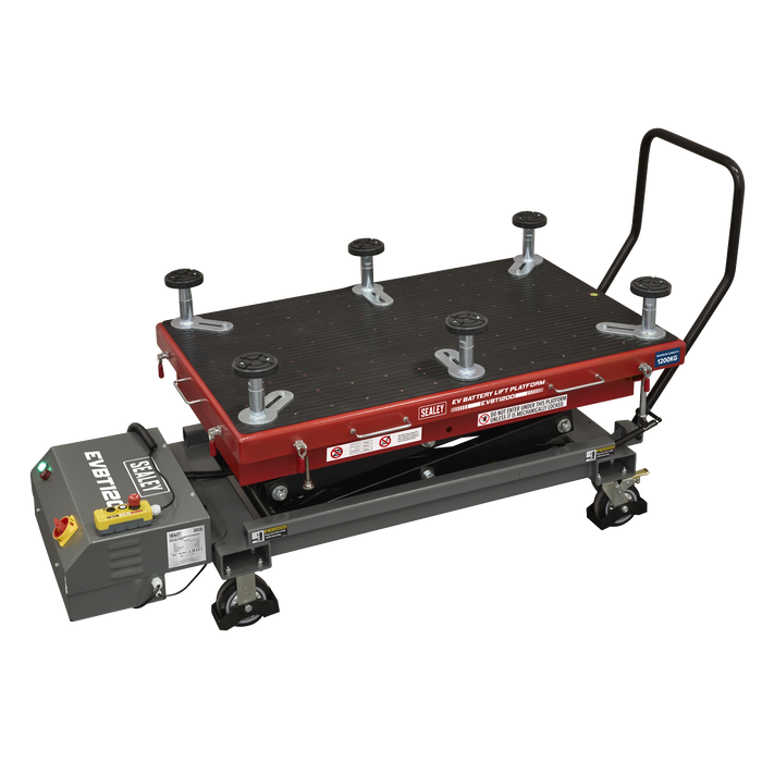 High Lift EV Battery Lift/Hydraulic Platform Truck 1200kg Capacity | EVBT1200
