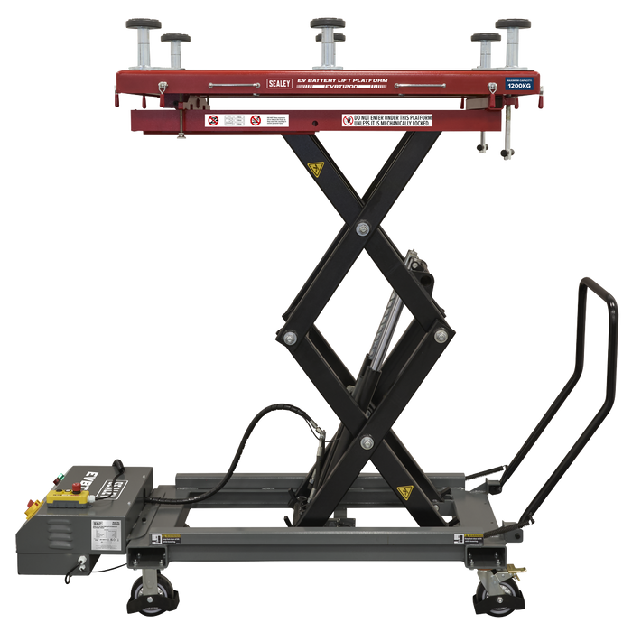 High Lift EV Battery Lift/Hydraulic Platform Truck 1200kg Capacity | EVBT1200