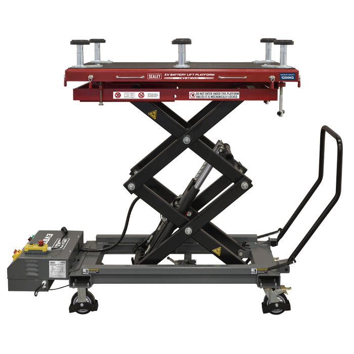 High Lift EV Battery Lift/Hydraulic Platform Truck 1200kg Capacity | EVBT1200