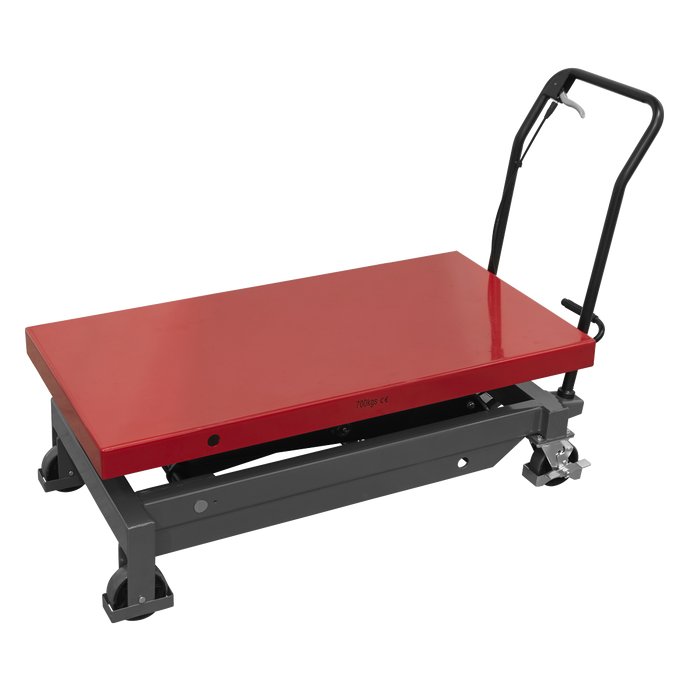 High Lift EV Battery Lift/Hydraulic Platform Truck 700kg Capacity | EVBT700