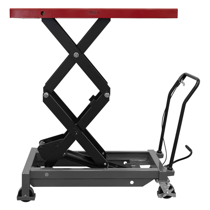 High Lift EV Battery Lift/Hydraulic Platform Truck 700kg Capacity | EVBT700