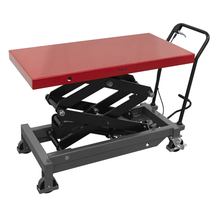High Lift EV Battery Lift/Hydraulic Platform Truck 700kg Capacity | EVBT700