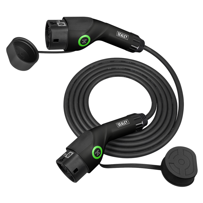 5m Type 2 to Type 2 EV Charging Cable 32A(7.4KW) 1Ph | EVCC227KW