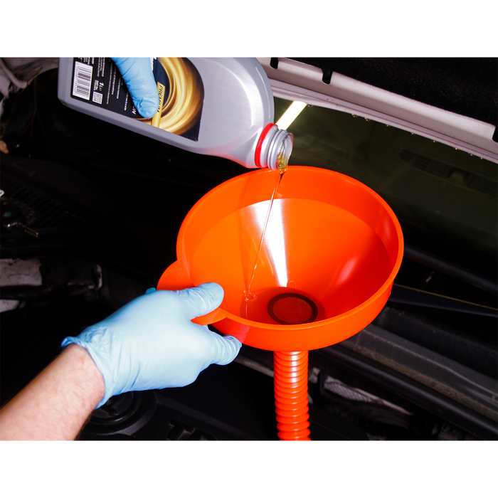 Flexible Spout Funnel with Filter 200mm - Medium | F2F