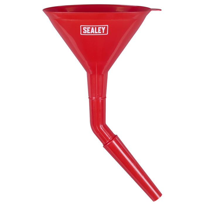 Angled Spout Oval Funnel with Filter 200mm - Medium | F7