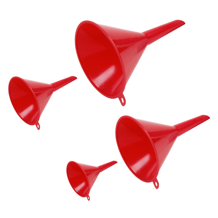 Economy Fixed Spout Funnel Set 4pc - Small | F92