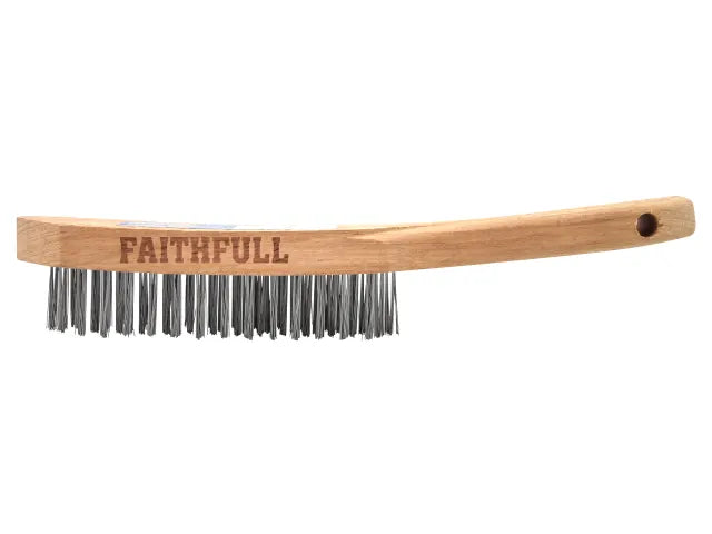 Faithfull Tools Heavy Duty Scratch Brush Four Row | FAI6804F