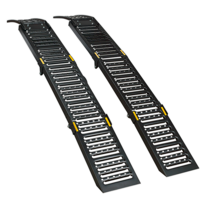 Steel Folding Loading Ramps 500kg Capacity - Pair | FCR500
