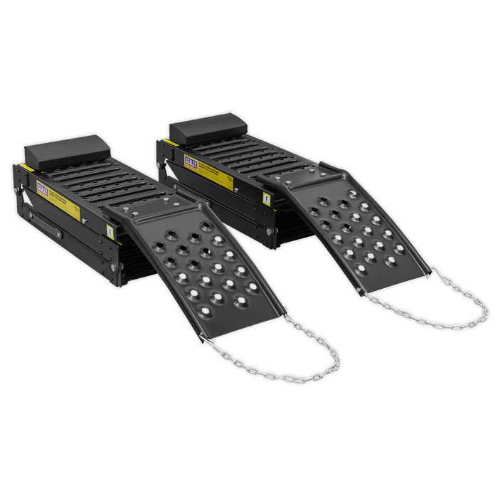 Steel Folding Loading Ramps 500kg Capacity - Pair | FCR500