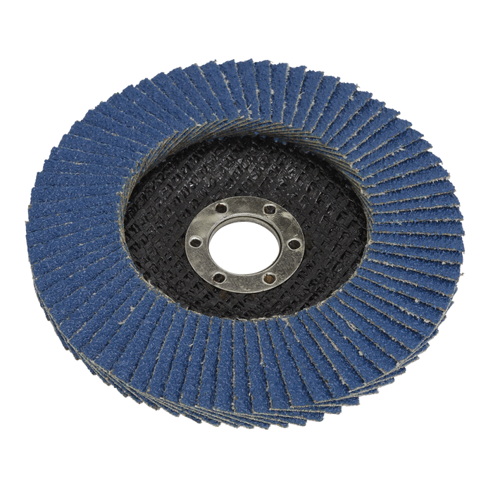 100mm Zirconium Flap Disc 60Grit 16mm Bore | FD10060