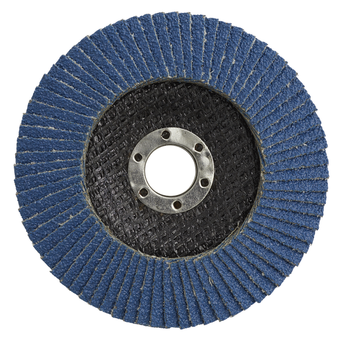 100mm Zirconium Flap Disc 60Grit 16mm Bore | FD10060