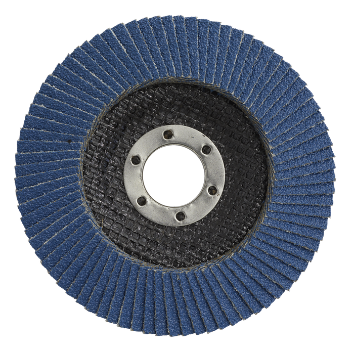 115mm Zirconium Flap Discs 120Grit 22mm Bore - Pack of 10 | FD11512010