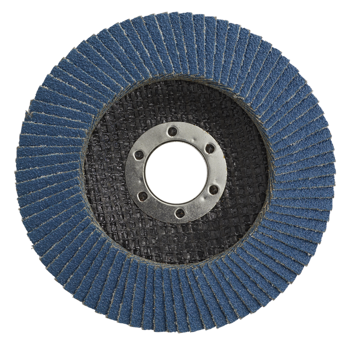 115mm Zirconium Flap Discs 80Grit 22mm Bore - Pack of 10 | FD1158010