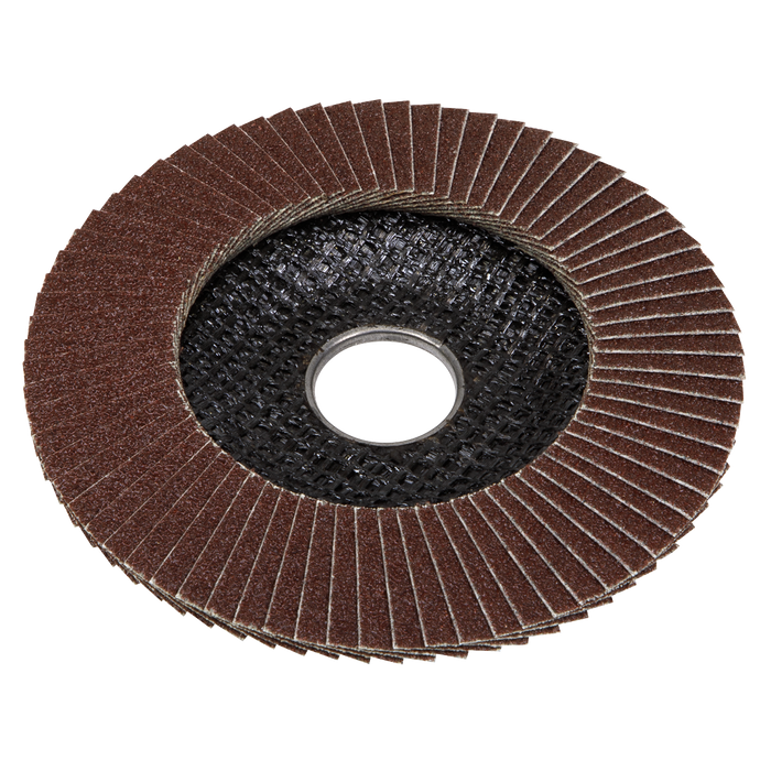 125mm Aluminium Oxide Flap Disc 60Grit 22mm Bore | FD12560E