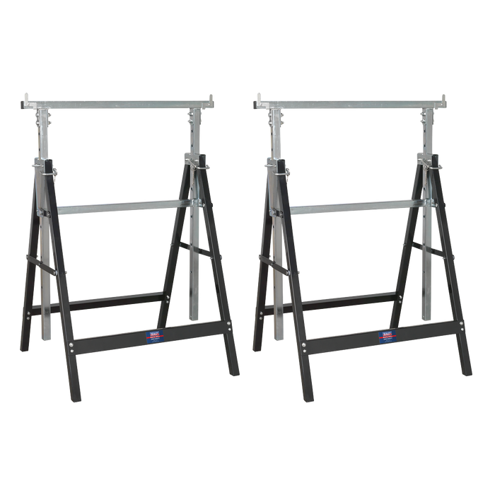 Fold Down Telescopic Trestle 200kg Capacity - Pair | FDT32