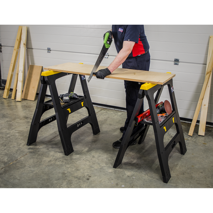 Heavy-Duty Folding Composite Trestle | FDT4