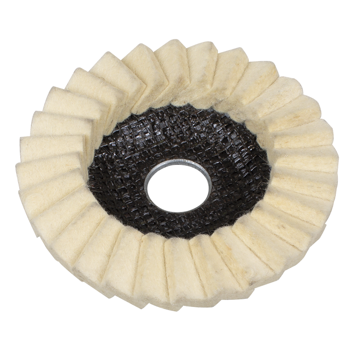 Felt Flap Disc Ø115mm Ø22mm Bore - Pack of 5 | FFD5