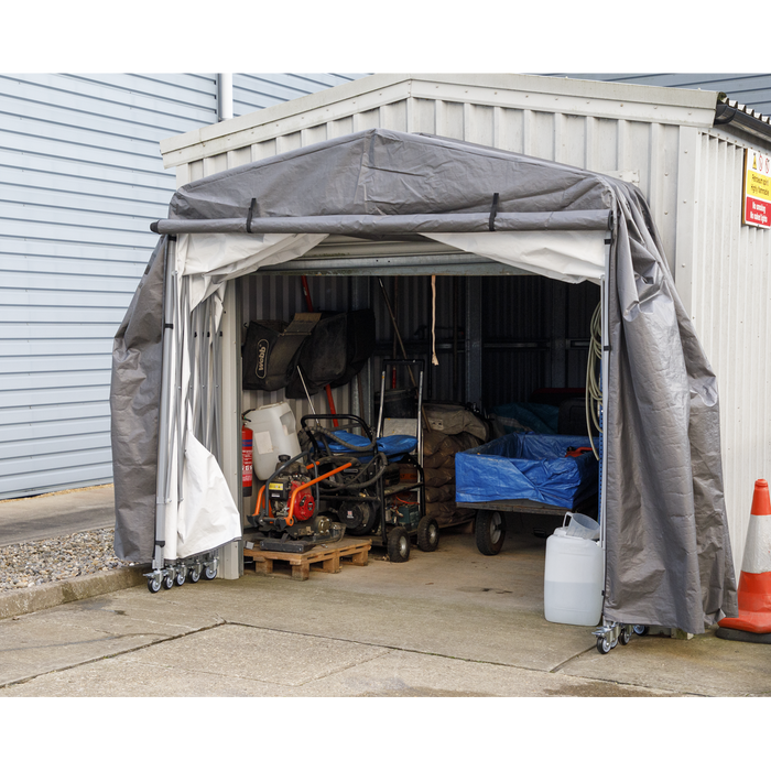 Extending Steel Garage Extension 2.5 x 4.5 x 2.5m | FGE01