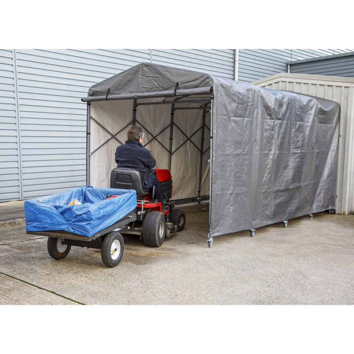 Extending Steel Garage Extension 2.5 x 4.5 x 2.5m | FGE01
