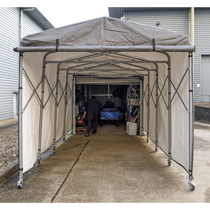 Extending Steel Garage Extension 2.5 x 4.5 x 2.5m | FGE01
