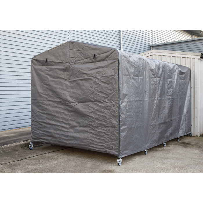Extending Steel Garage Extension 2.5 x 4.5 x 2.5m | FGE01