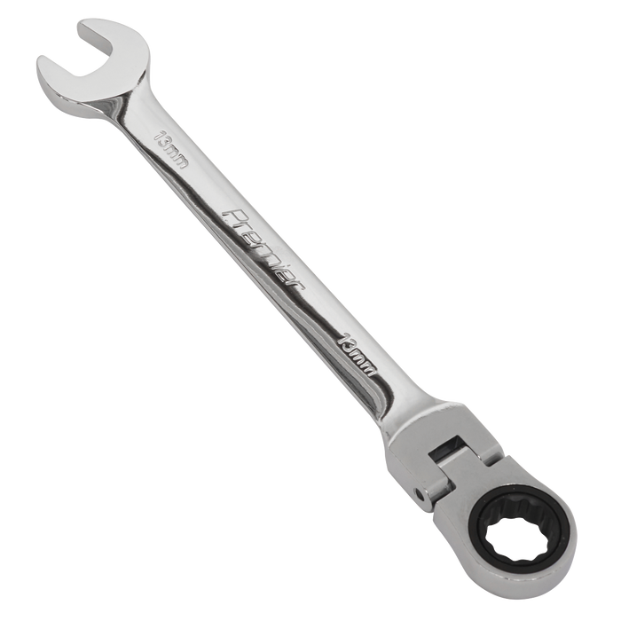 Premier Flexi-Head Ratchet Combination Spanner 13mm | FHRCW13