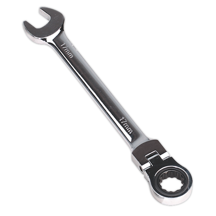 Premier Flexi-Head Ratchet Combination Spanner 17mm | FHRCW17