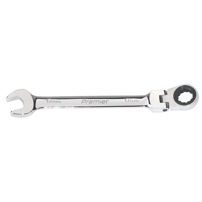 Premier Flexi-Head Ratchet Combination Spanner 17mm | FHRCW17