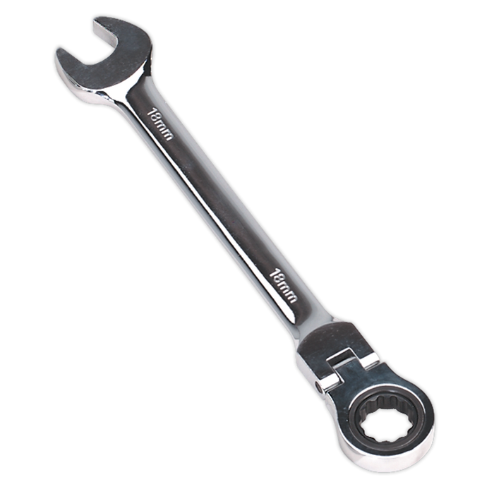 Premier Flexi-Head Ratchet Combination Spanner 18mm | FHRCW18
