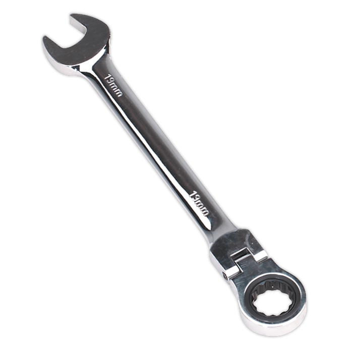 Premier Flexi-Head Ratchet Combination Spanner 19mm | FHRCW19
