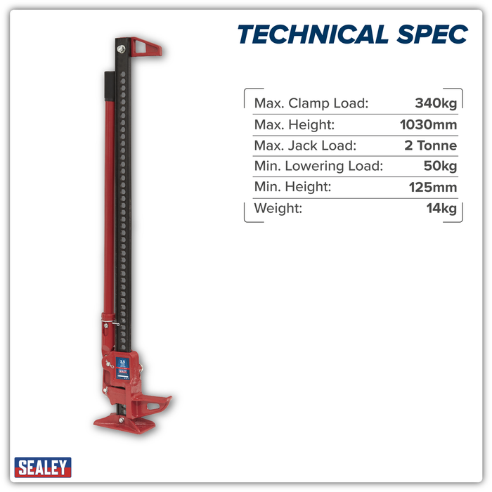 Farm Jack 1200mm 2 Tonne Capacity | FJ48