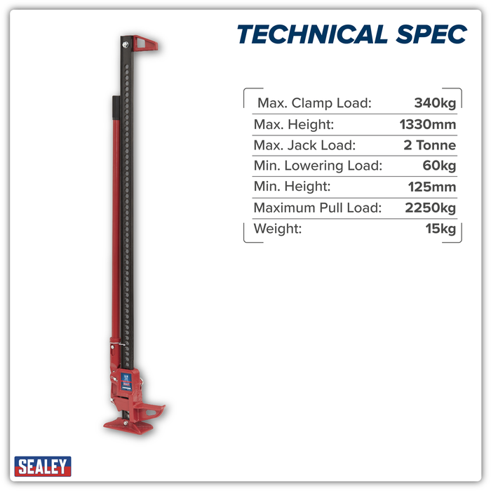 Farm Jack 1500mm 2 Tonne Capacity | FJ60