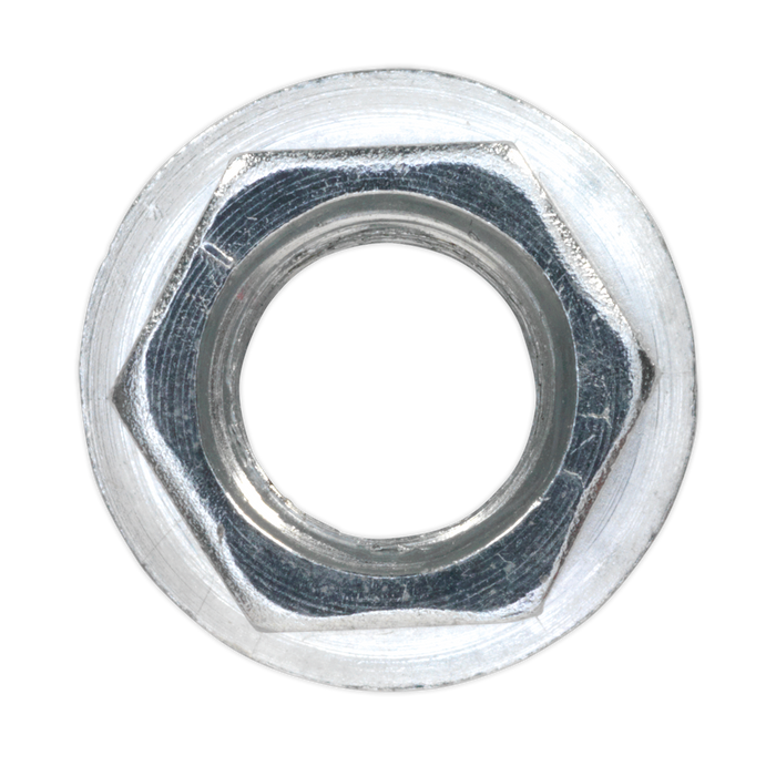 Zinc Plated Serrated Flange Nut M10 - Pack of 100 | FN10