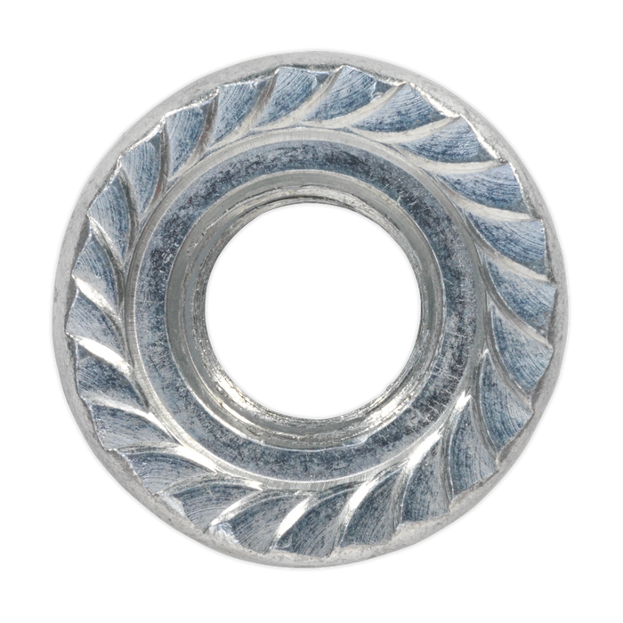Zinc Plated Serrated Flange Nut M12 - Pack of 50 | FN12