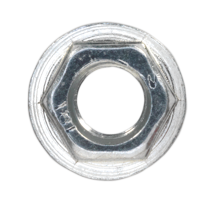 Zinc Plated Serrated Flange Nut M5 - Pack of 100 | FN5