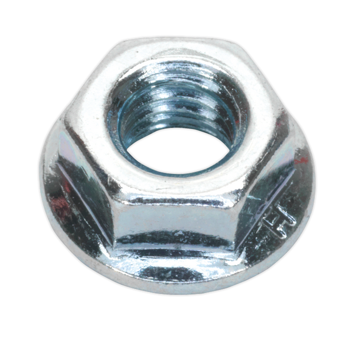 Zinc Plated Serrated Flange Nut M8 - Pack of 100 | FN8