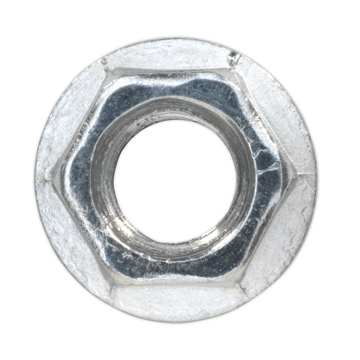 Zinc Plated Serrated Flange Nut M8 - Pack of 100 | FN8