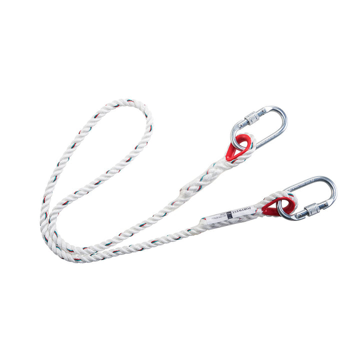 Portwest Single Rope 1.5m Restraint Lanyard | FP24WHR