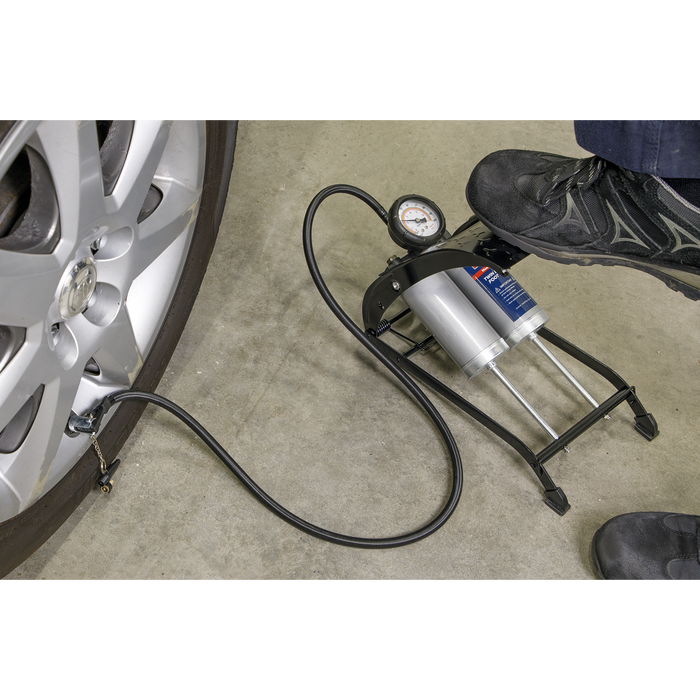 Twin Barrel Foot Pump | FP4