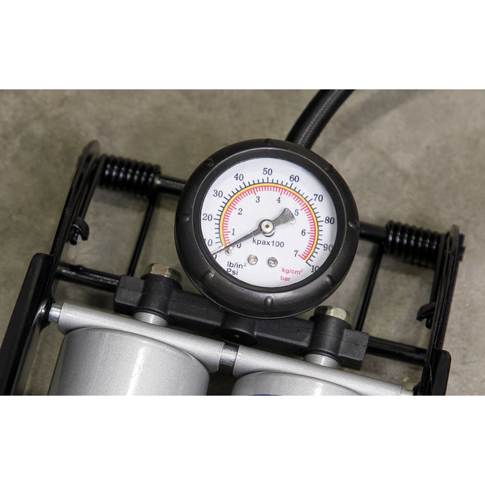 Twin Barrel Foot Pump | FP4