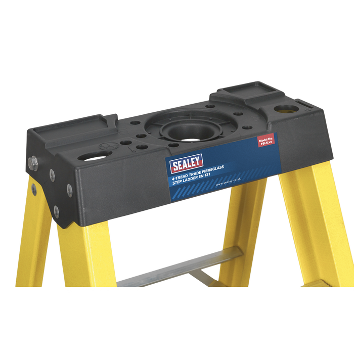 Fibreglass Step Ladder 4-Tread - EN 131 | FSL5