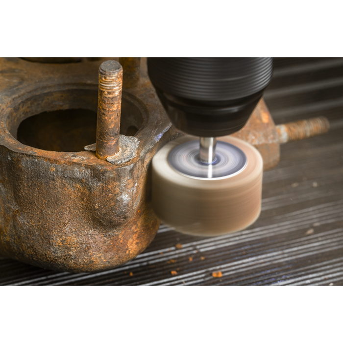 40 x 20mm Abrasive Flap Wheel with 6mm Shaft 40Grit - Pack of 5 | FW4020405