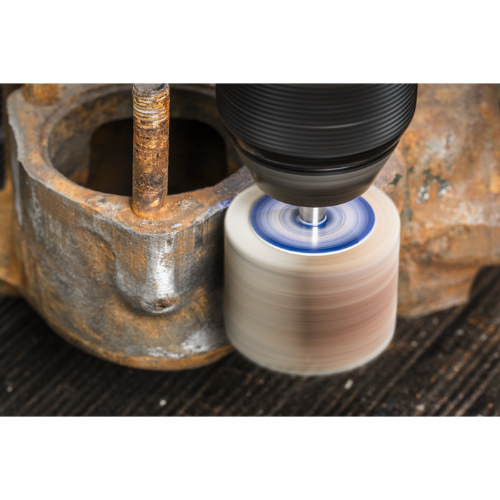 40 x 30mm Abrasive Flap Wheel with 6mm Shaft 60Grit - Pack of 5 | FW4030605