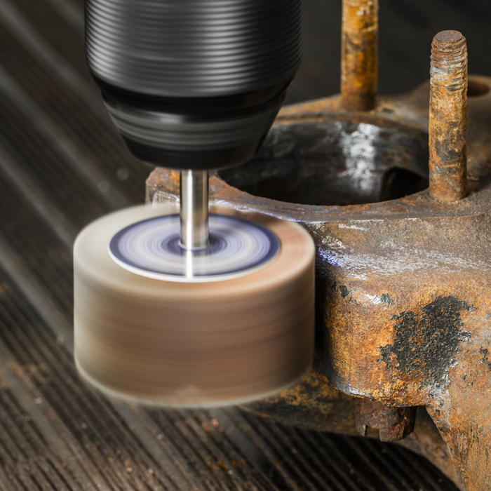 50 x 25mm Abrasive Flap Wheel with 6mm Shaft 60Grit - Pack of 5 | FW5025605